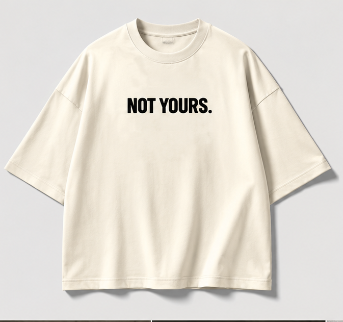 Terry Oversized Tee my cat have Aura